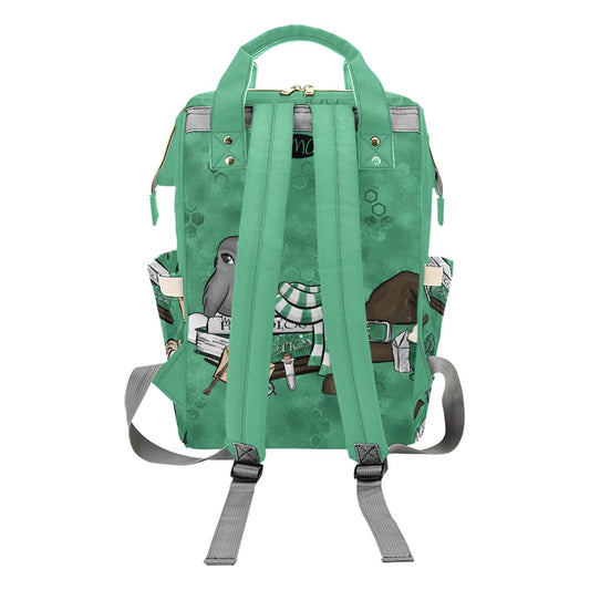 HP Green House Diaper Bag Multi-Function Diaper Backpack/Diaper Bag (Model 1688)