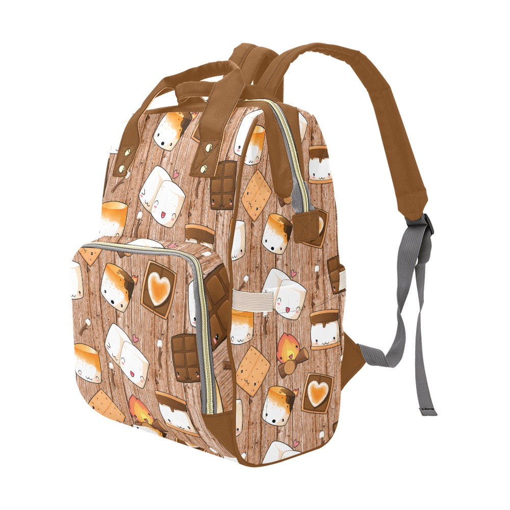 Smores Diaper Bag Multi-Function Diaper Backpack/Diaper Bag (Model 1688)