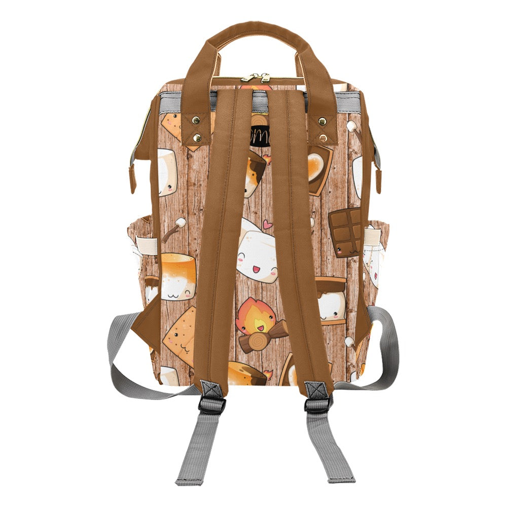 Smores Diaper Bag Multi-Function Diaper Backpack/Diaper Bag (Model 1688)